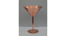 Martini Glass Copper and Glass 